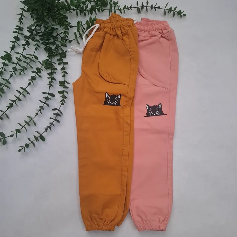 شلوار طرح گربه