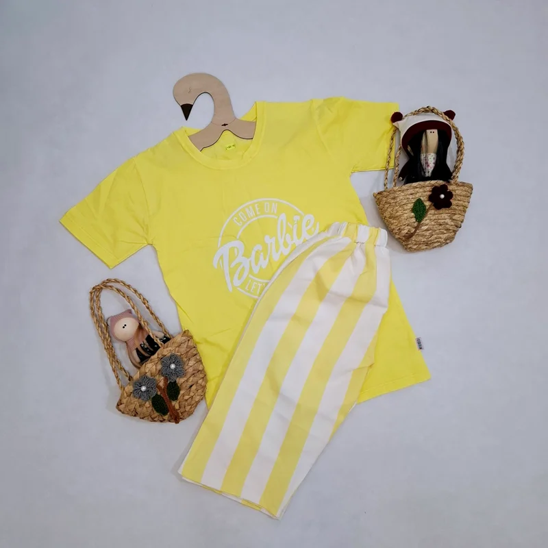 تیشرت شلوارک barbie